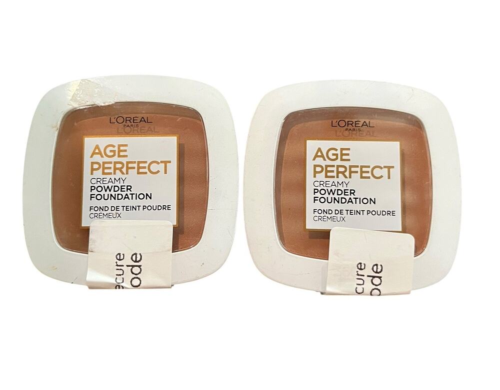 L’Oreal | Age Perfect Creamy Powder Foundation Sienna 360 Lot Of 2 Medium-deep